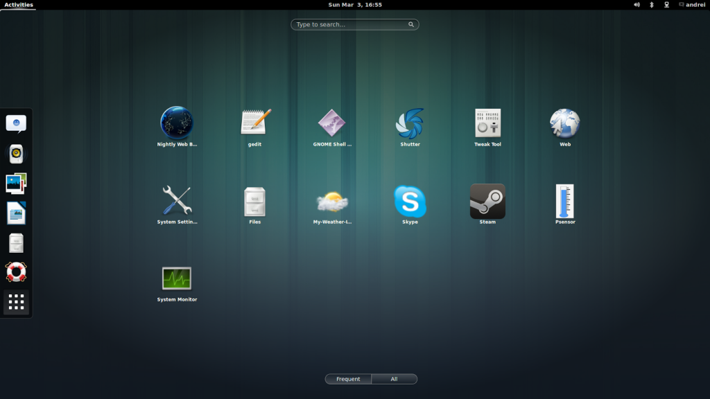 GNOME: An actual hybrid desktop.