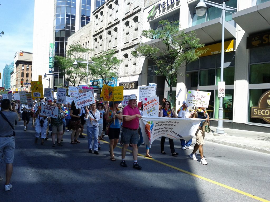 Queer seniors at the 2012 Pride parade