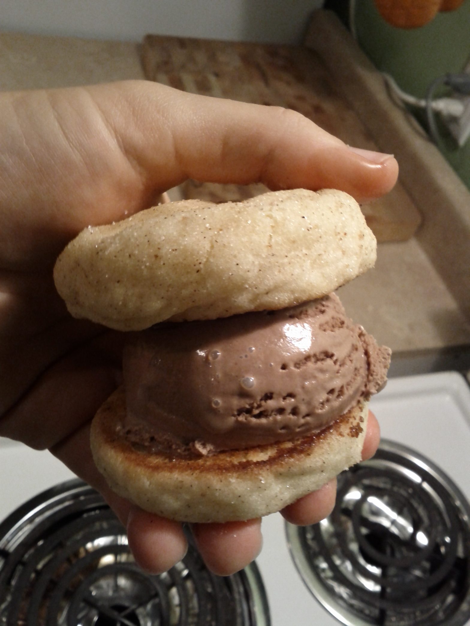 Snickerdoodle Ice Cream Sandwich and Cinnamon Biscuits