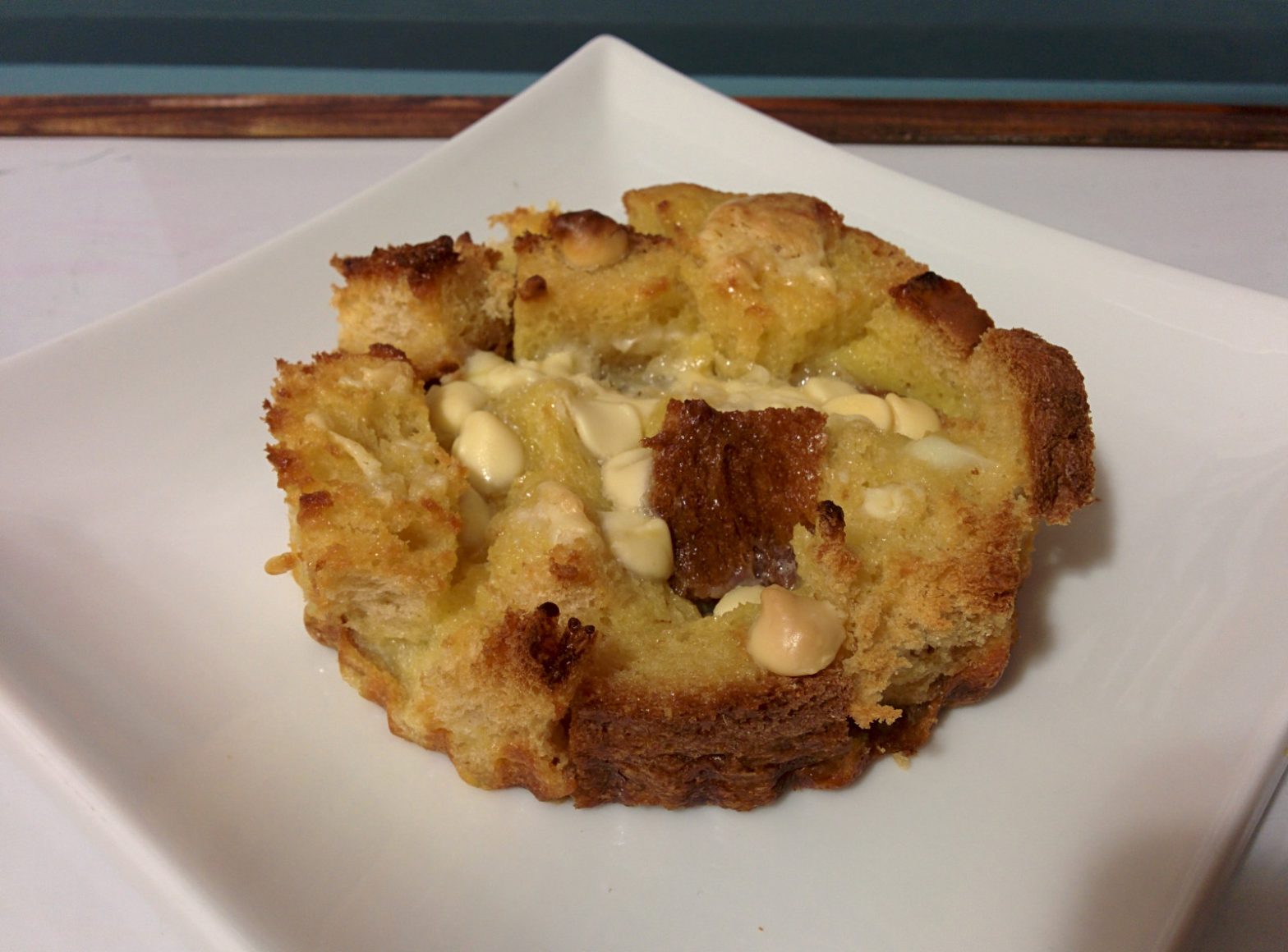 White Chocolate Bread Pudding