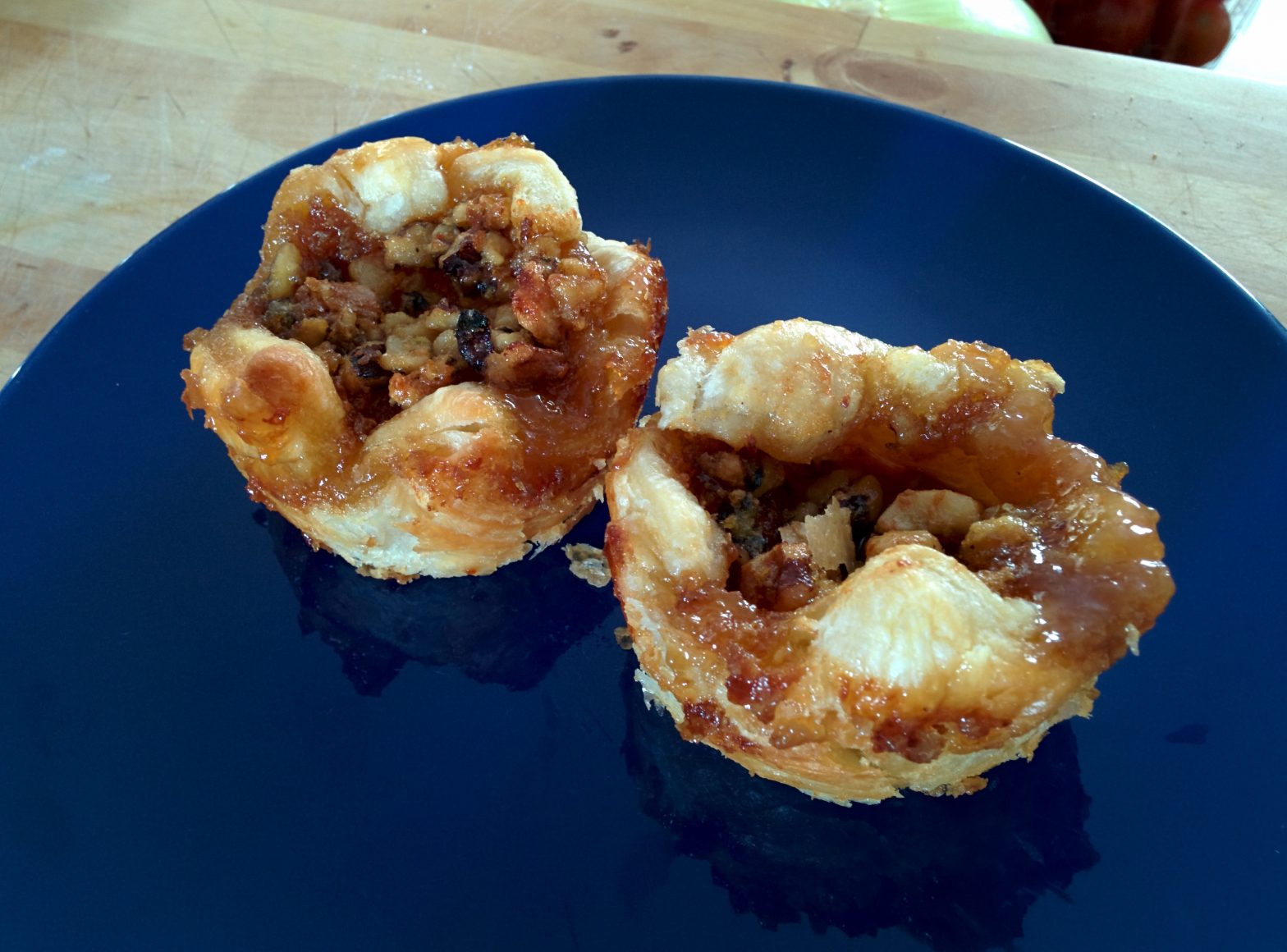 Puff Pastry Walnut Butter Tarts