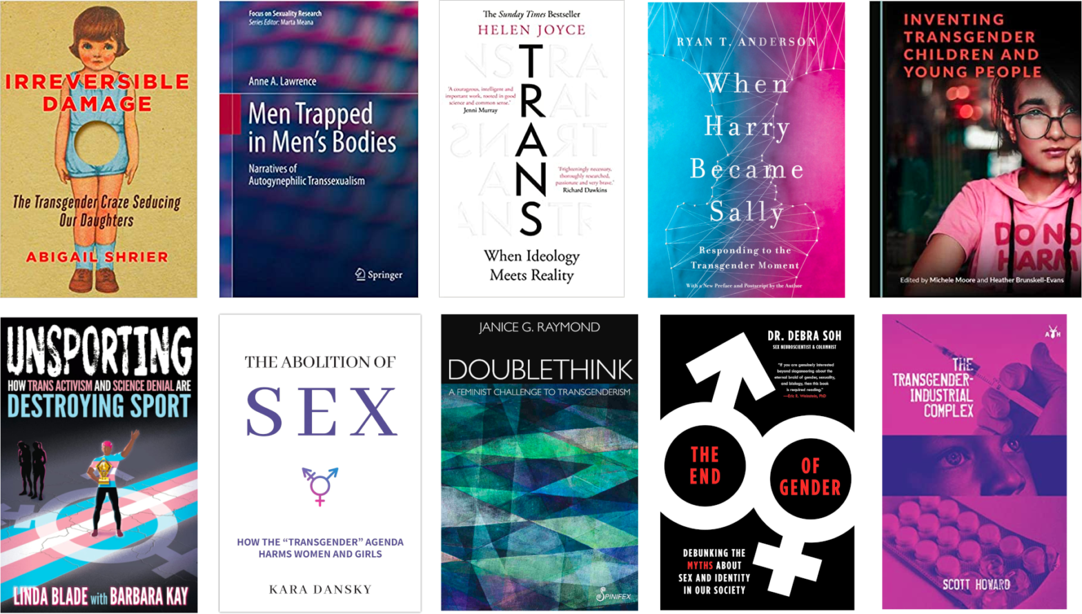 Comically uninformed books about trans people