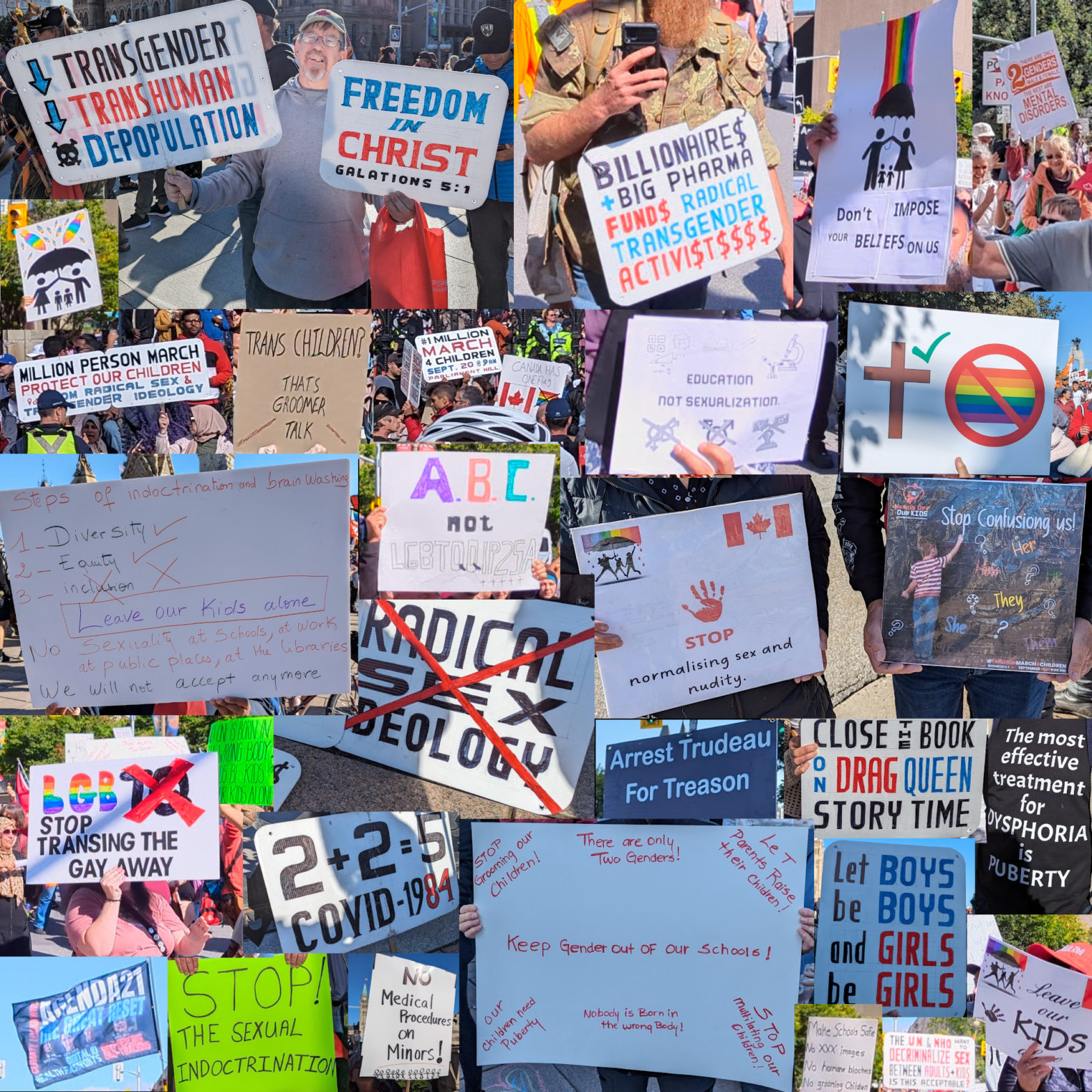 Anti-trans and anti-gay rallies across Canada, deconstructed